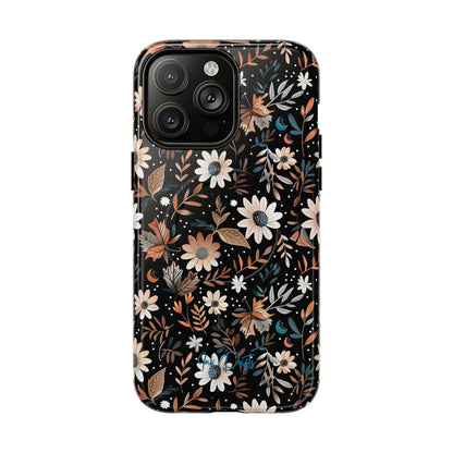 iPhone 14 Pro Max Glossy Phone Case - Midnight Meadow | MagSafe iPhone Case