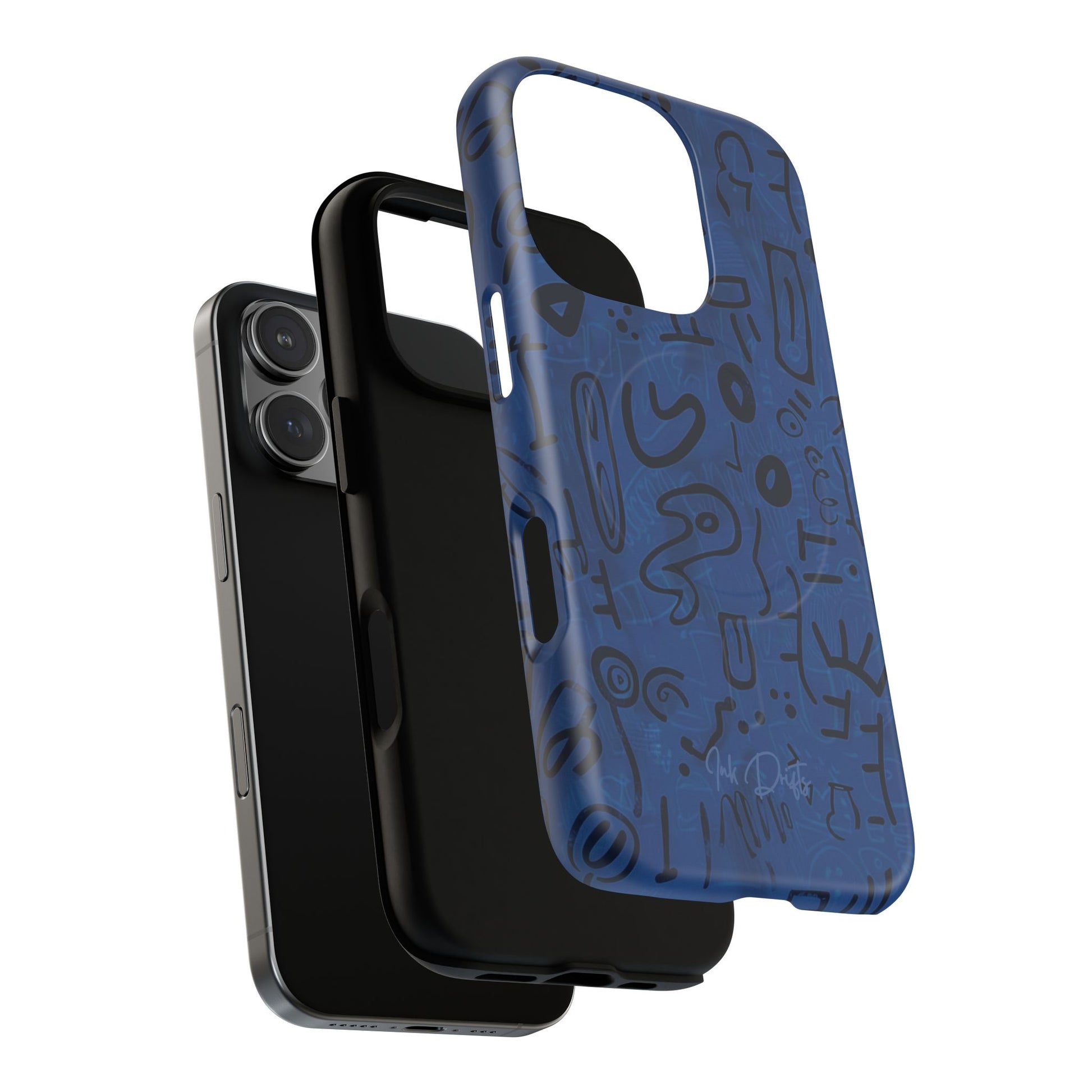 Phone Case - Nocturnal Scribbles | MagSafe iPhone Case