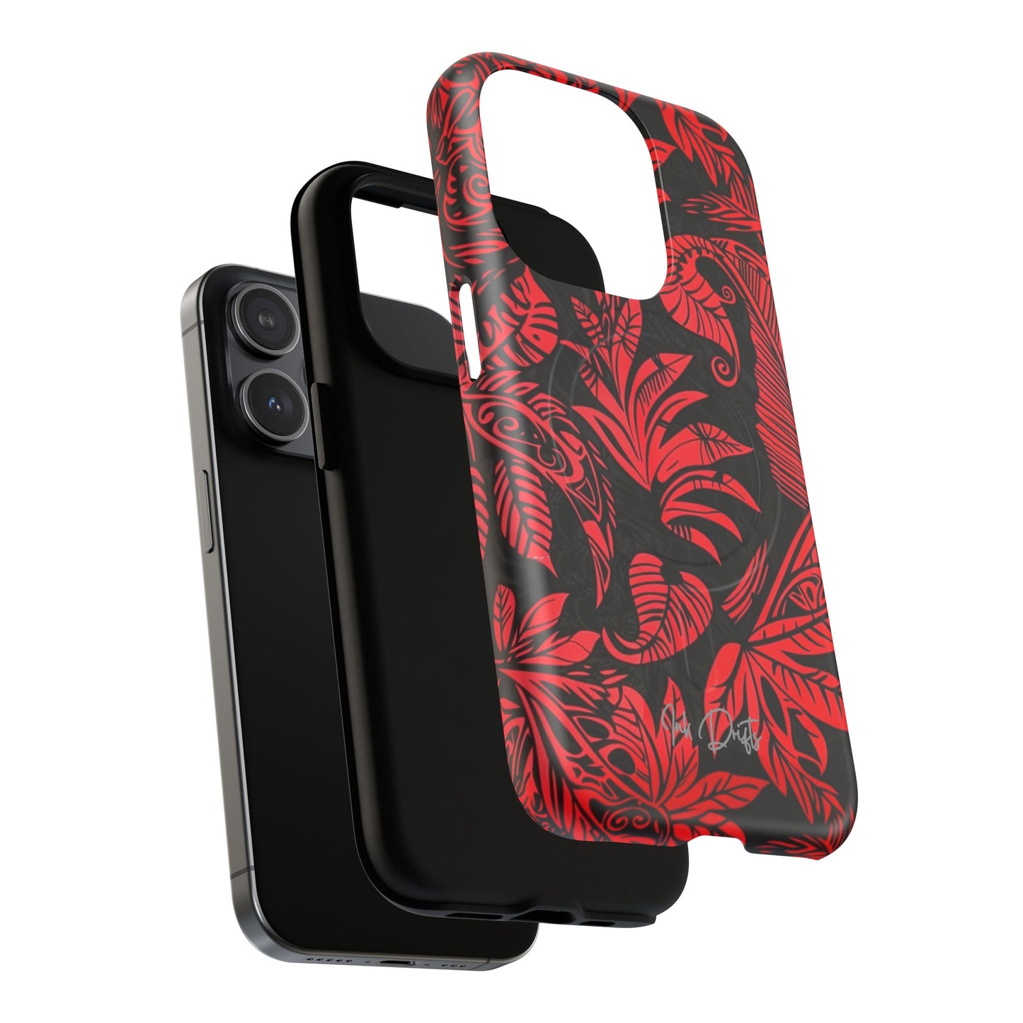 Phone Case - Crimson Jungle | MagSafe iPhone Case