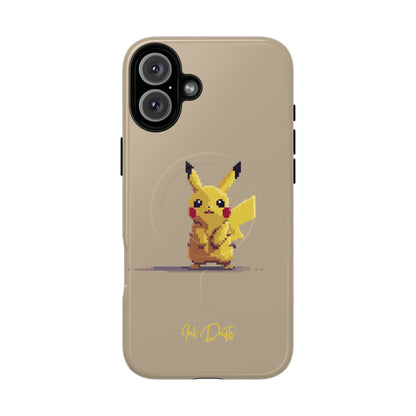 iPhone 16 Plus Glossy Phone Case - Pixel Pikachu 2 | MagSafe iPhone Case