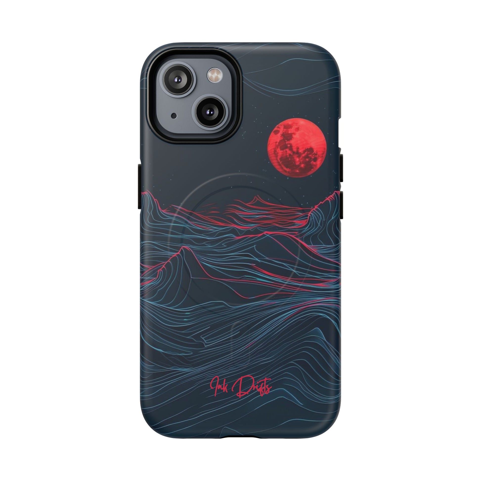 iPhone 14 Matte Phone Case - Blood Moon | MagSafe iPhone Case