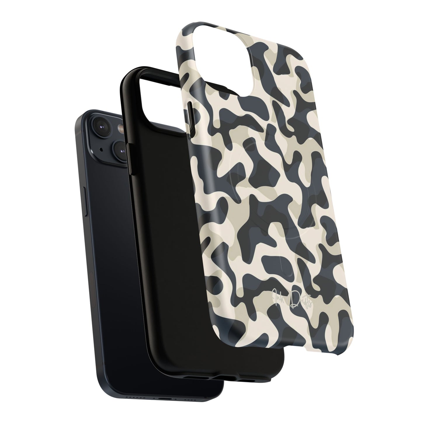 Phone Case - Monochrome Camo | MagSafe iPhone Case