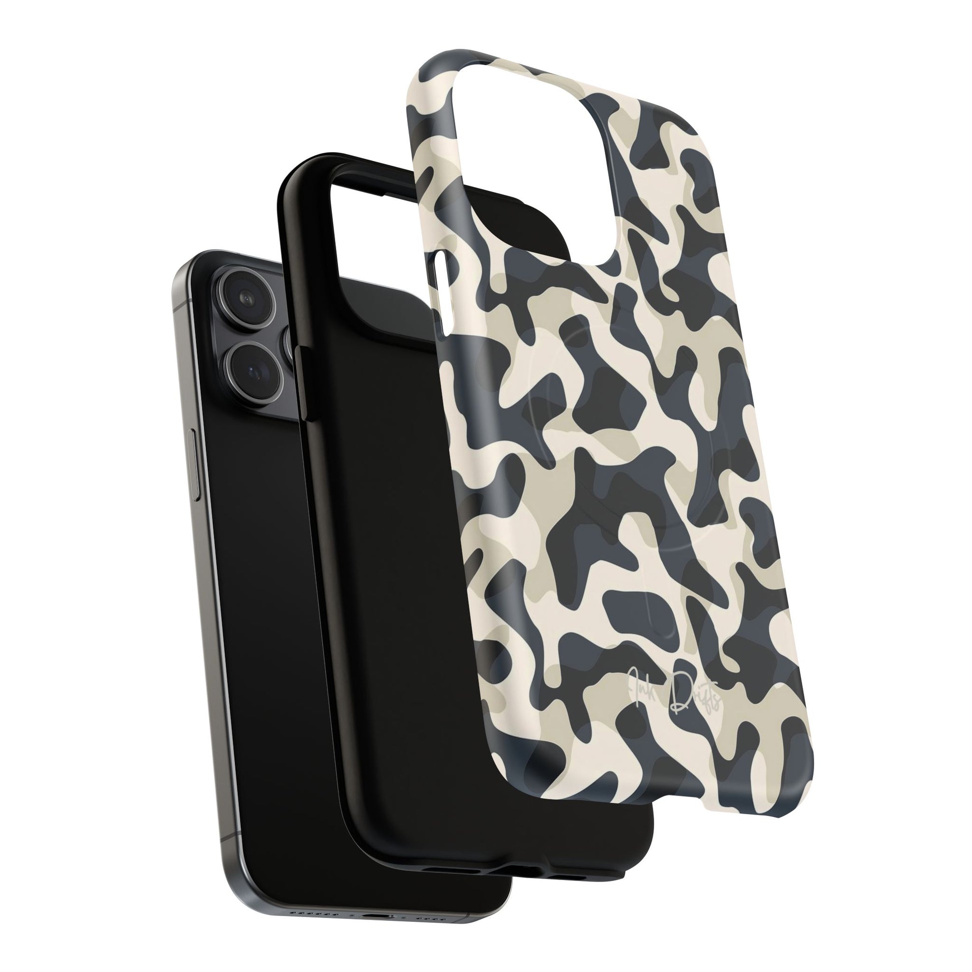 Phone Case - Monochrome Camo | MagSafe iPhone Case