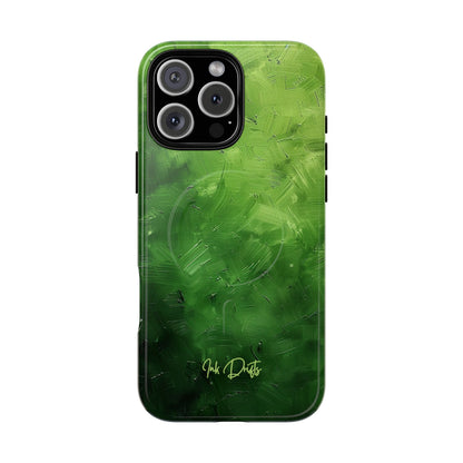 iPhone 16 Pro Max Glossy Phone Case - Forest Texture | MagSafe iPhone Case