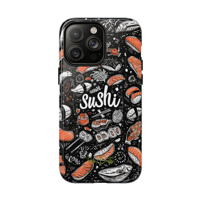 iPhone 14 Pro Max Glossy Phone Case - Sushi Delight | MagSafe iPhone Case