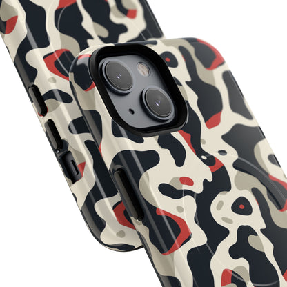 Phone Case - Cream Red Camo | MagSafe iPhone Case