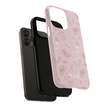 Phone Case - Pink Flora | MagSafe iPhone Case