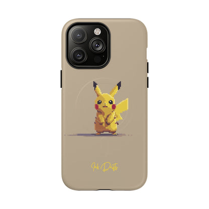 iPhone 14 Pro Max Matte Phone Case - Pixel Pikachu 2 | MagSafe iPhone Case