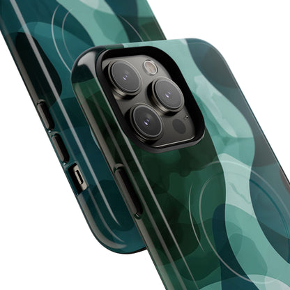 Phone Case - Verdant Waves | MagSafe iPhone Case