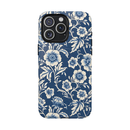 iPhone 15 Pro Max Glossy Phone Case - Regal Florals | MagSafe iPhone Case