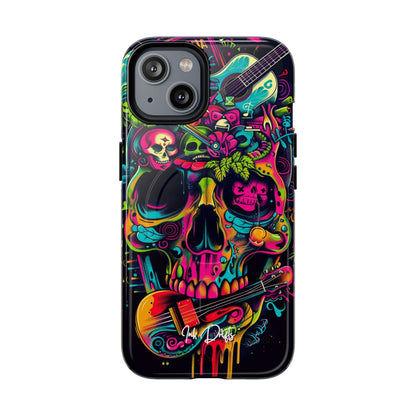 iPhone 14 Glossy Phone Case - Psychedelic Harmony | MagSafe iPhone Case