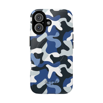 iPhone 16 Glossy Phone Case - Arctic Camo | MagSafe iPhone Case