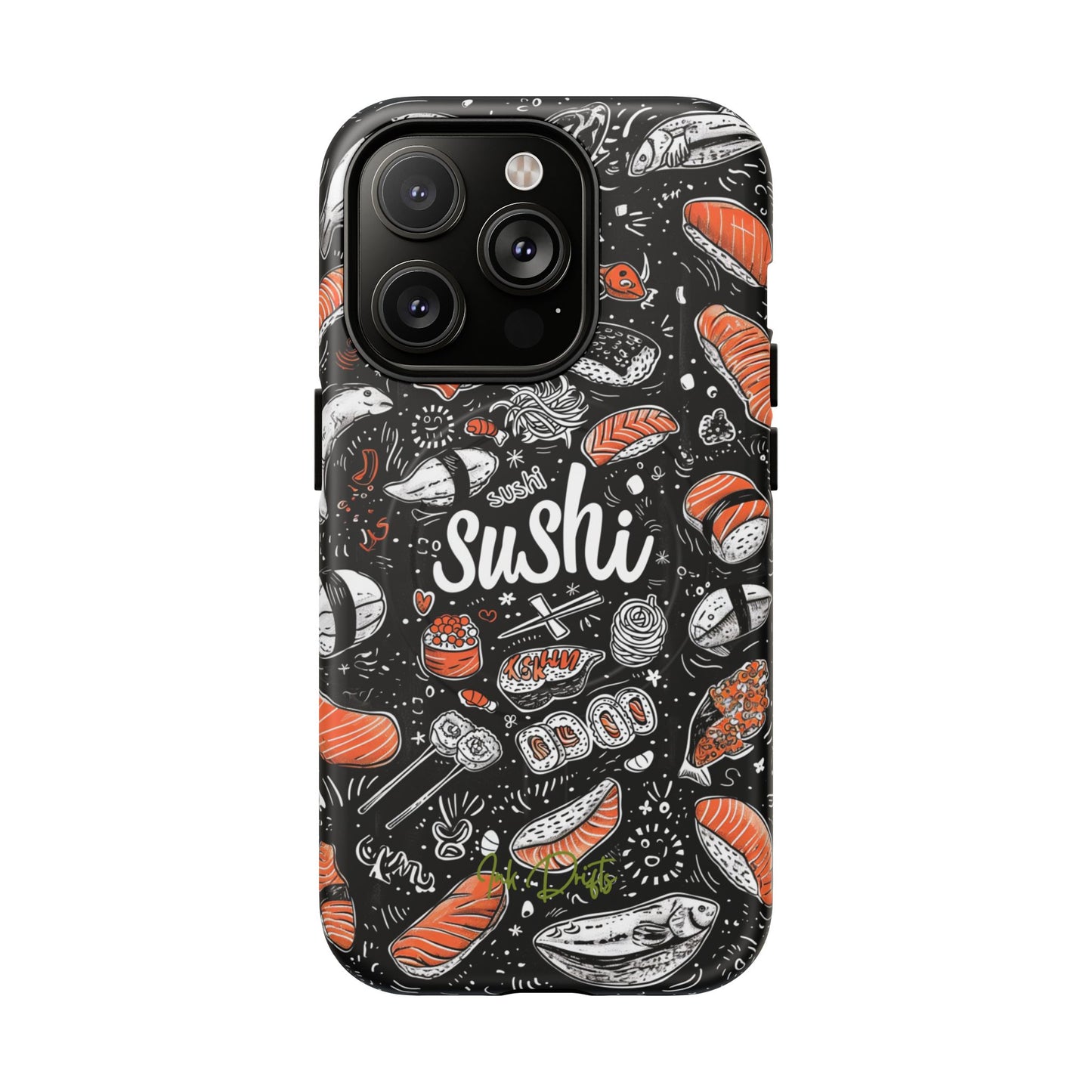 iPhone 14 Pro Matte Phone Case - Sushi Delight | MagSafe iPhone Case