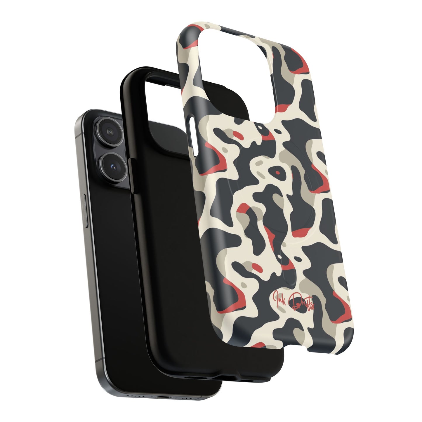 Phone Case - Cream Red Camo | MagSafe iPhone Case