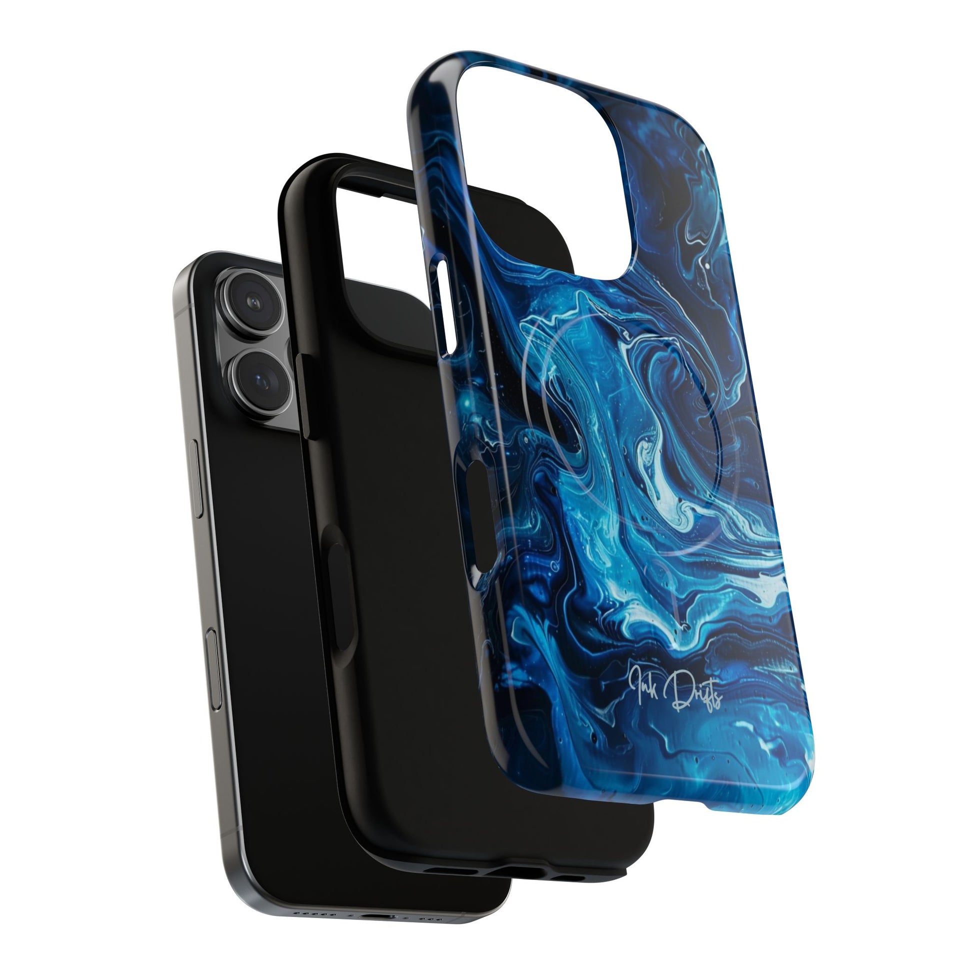 Phone Case - Blue Swirl | MagSafe iPhone Case