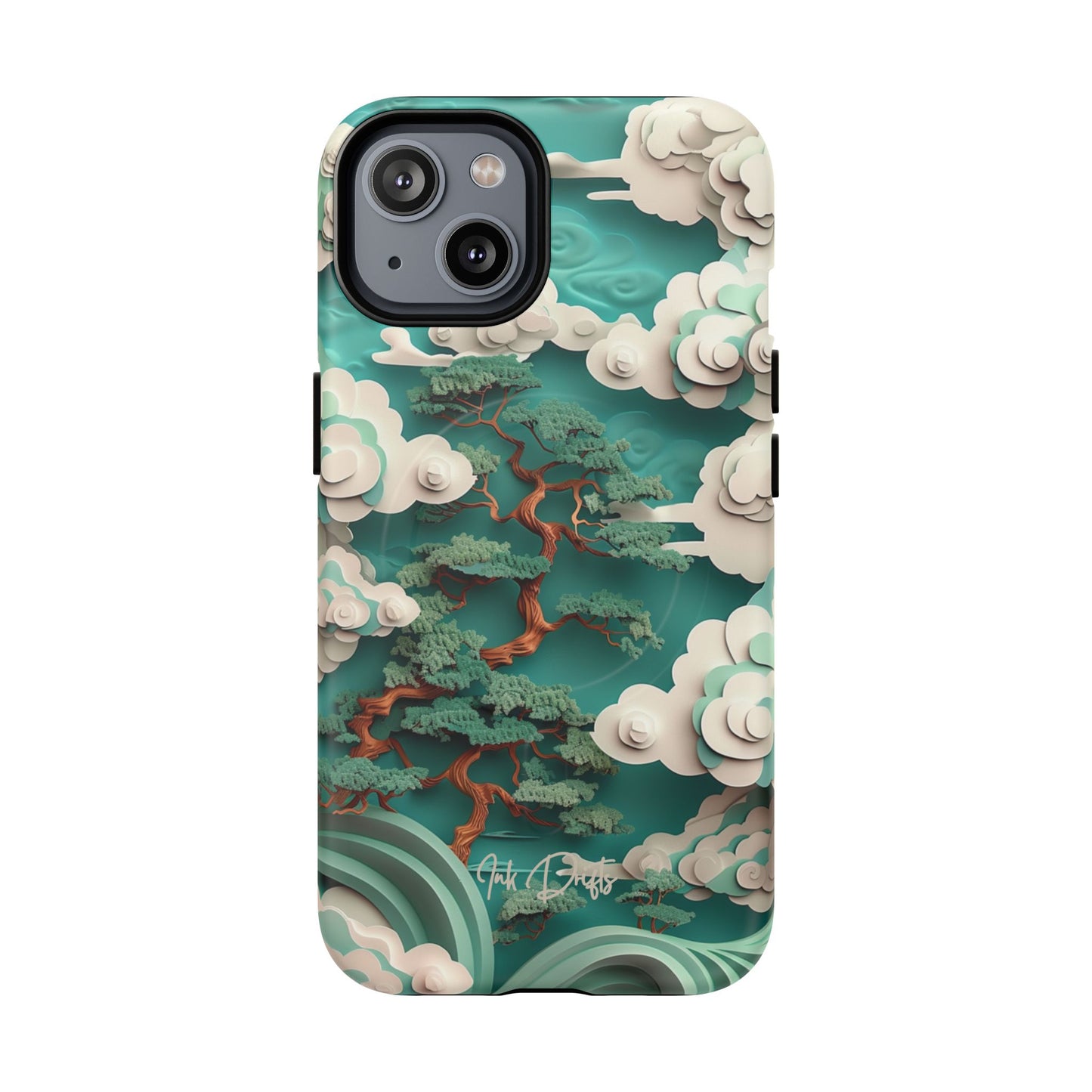 iPhone 14 Matte Phone Case - Celestial Bonsai | MagSafe iPhone Case