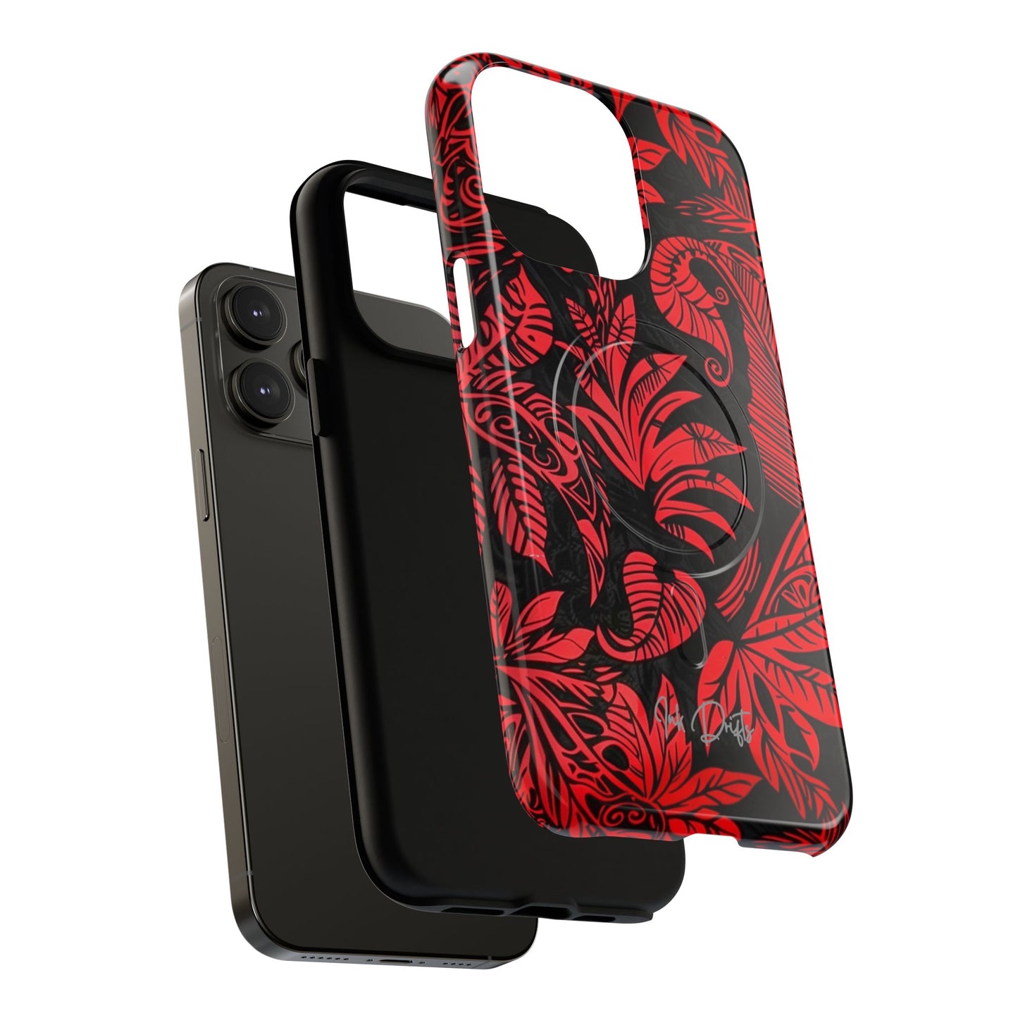 Phone Case - Crimson Jungle | MagSafe iPhone Case