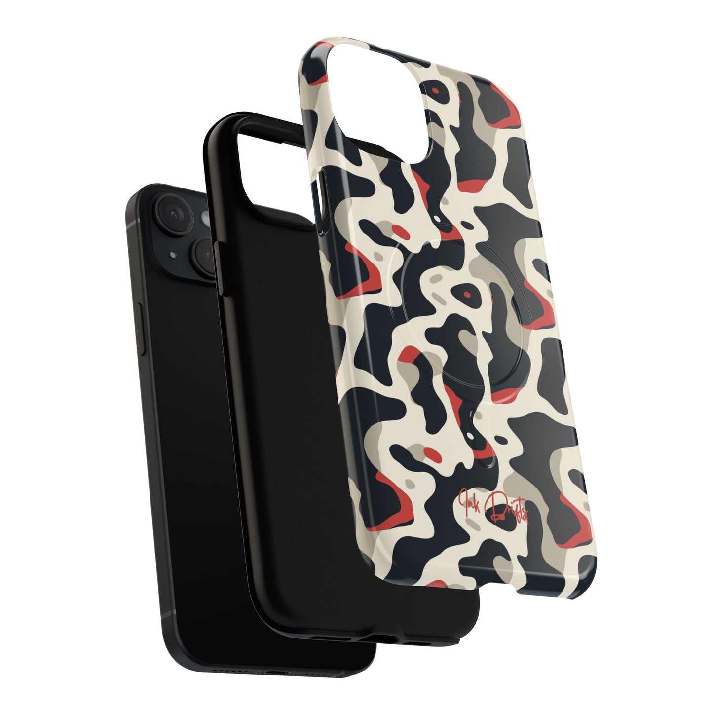 Phone Case - Cream Red Camo | MagSafe iPhone Case