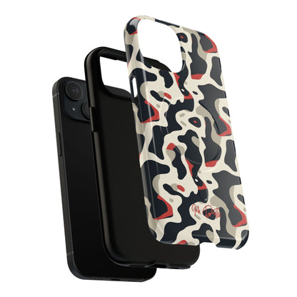 Phone Case - Cream Red Camo | MagSafe iPhone Case