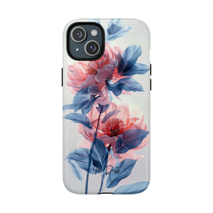 iPhone 15 Plus Glossy Phone Case - Ethereal Blooms | MagSafe iPhone Case