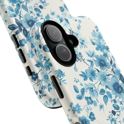 Phone Case - Blue Blossom | MagSafe iPhone Case